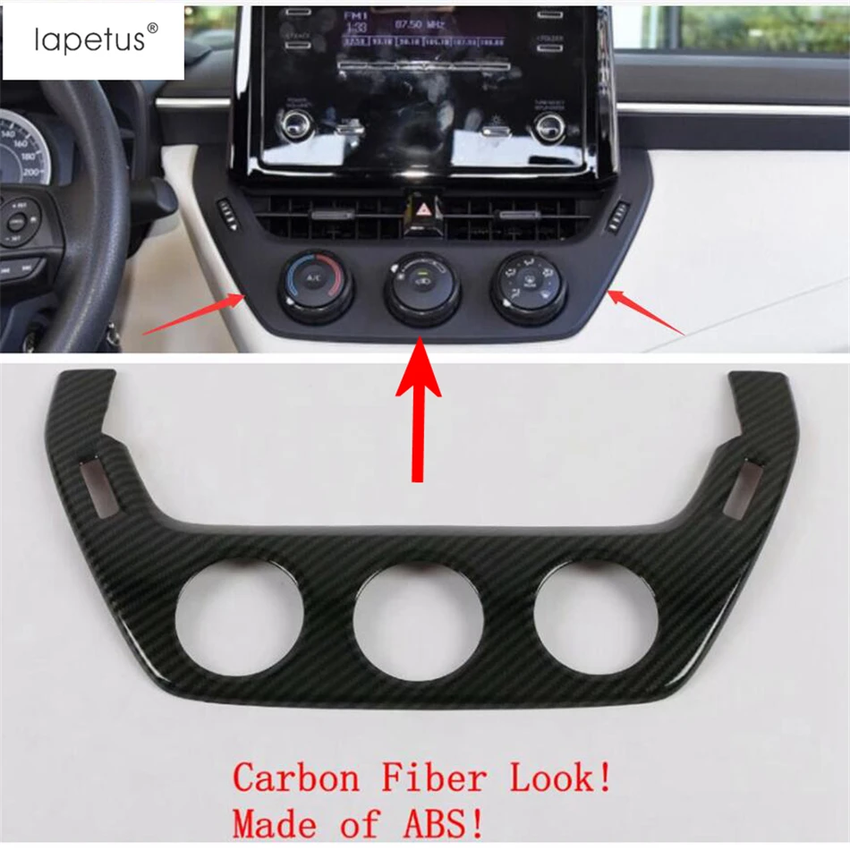 

Central Control Air AC Conditioning Navigation GPS Panel Decoration Cover Trim Accessories For Toyota Corolla E210 2019 - 2025