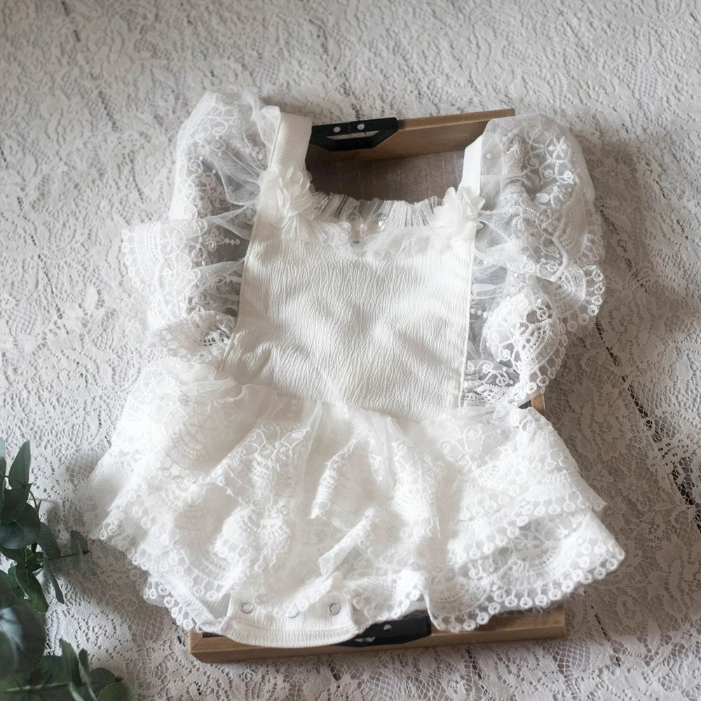 Elegante witte kanten romper m - Baby Clothing Onesies recensie en prijs
