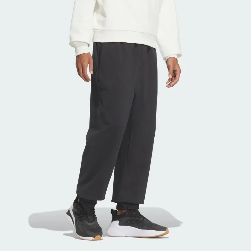 Adidas Water Repellent Drawstring Waist Cargo Cut Zip Side Pockets Gym Long TrousersJL6086