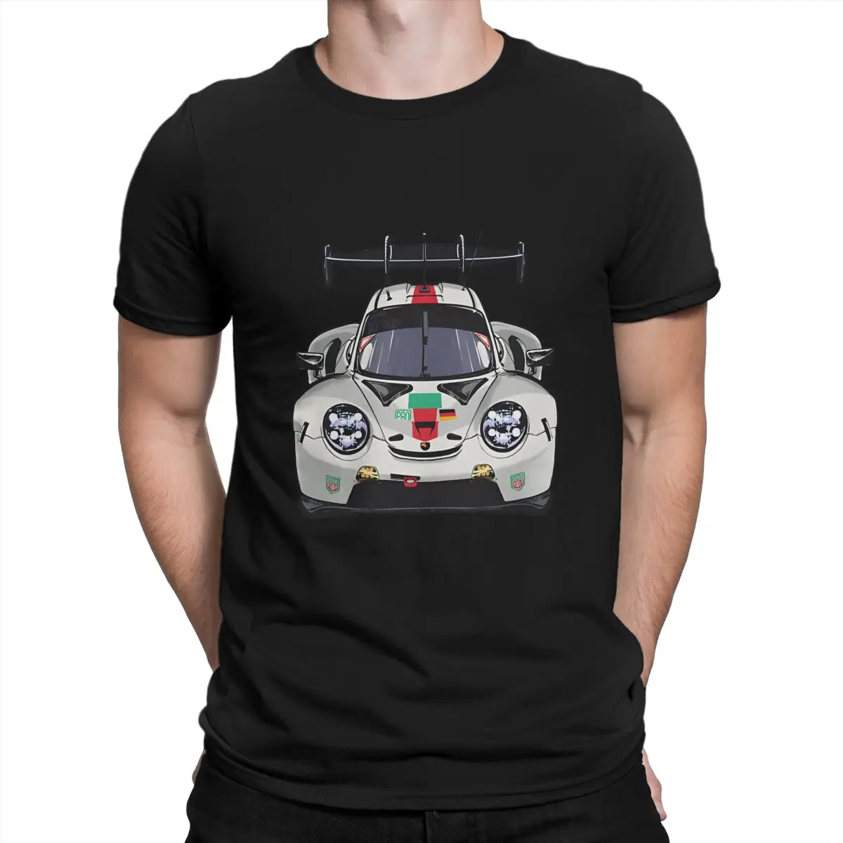 Le Mans GTE Mid-Engined German Race Car 2022 Hipster Polyester TShirts Martinis Race Male Style Streetwear T Shirt O Neck