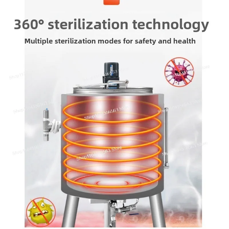 

Умная машина для пастеризации молока 75 л, 220 В, 6000 Вт — для йогурта, свежего молока, жидкости для яичных пирогов и ликера