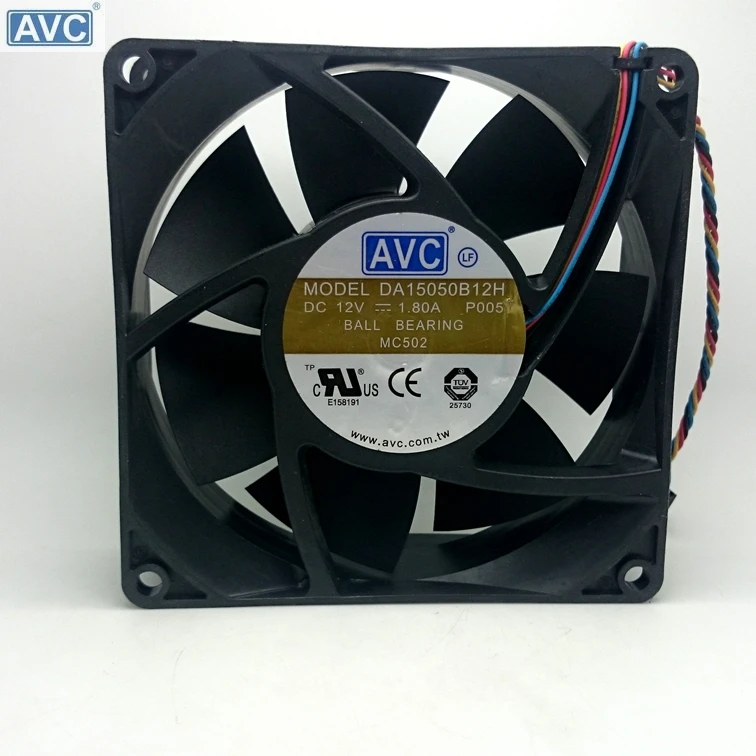 

For AVC DA15050B12H DC12V 1.80A 150*150*50MM 150mm 15cm powerful axial case pwm cooling fan