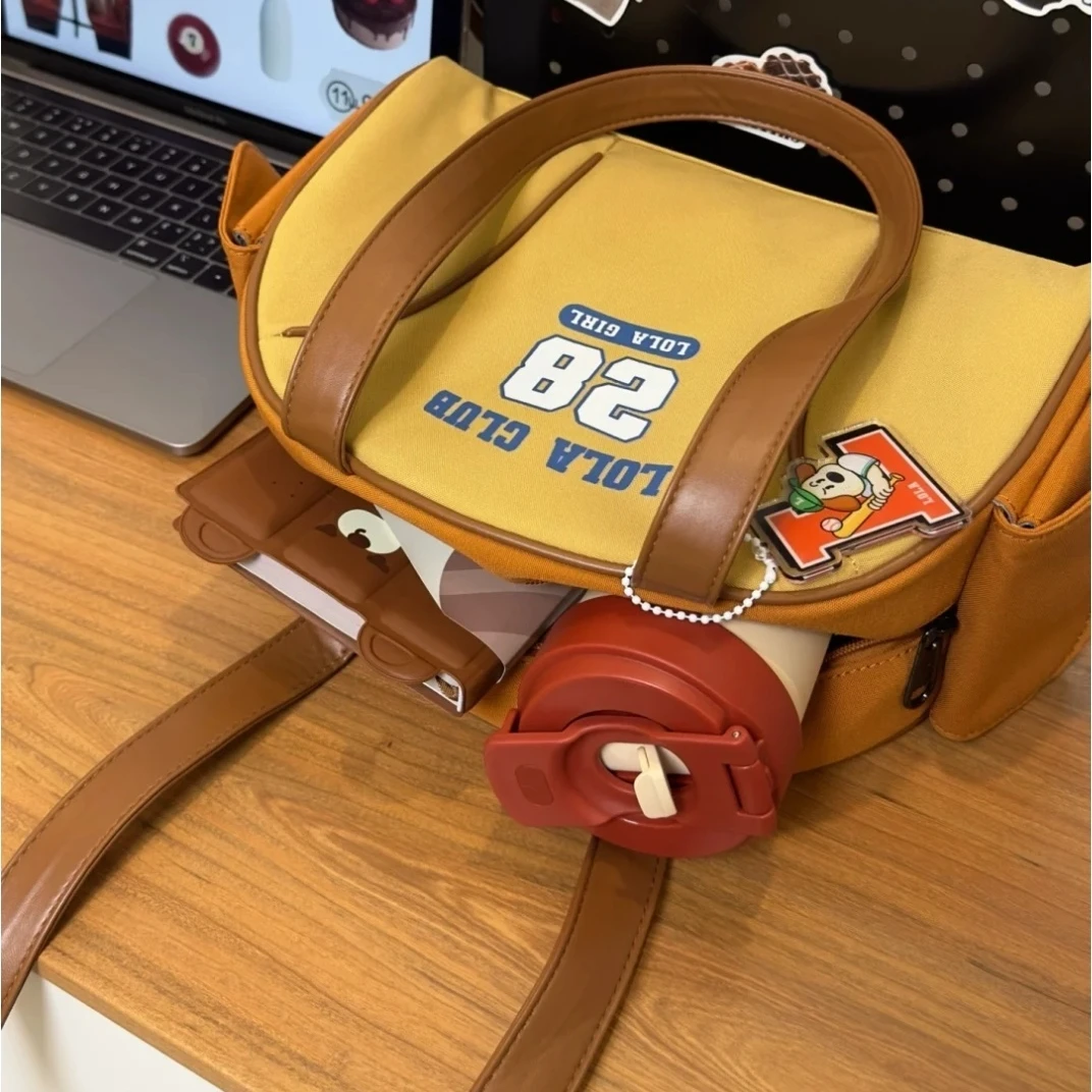 Vintage American Baseball Tote Storage Bag Shoulder Bags Women Bag Handbag High Capacity Storage Bag Fashion Purse