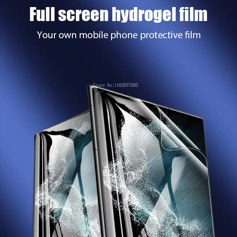 4Pcs Hydrogel Film Full Cover for Samsung Galaxy S24 S23 A50 A70 A51 A71 A31 A32 A52 A72 A33 A53 A73 A14 A54 Screen Protector