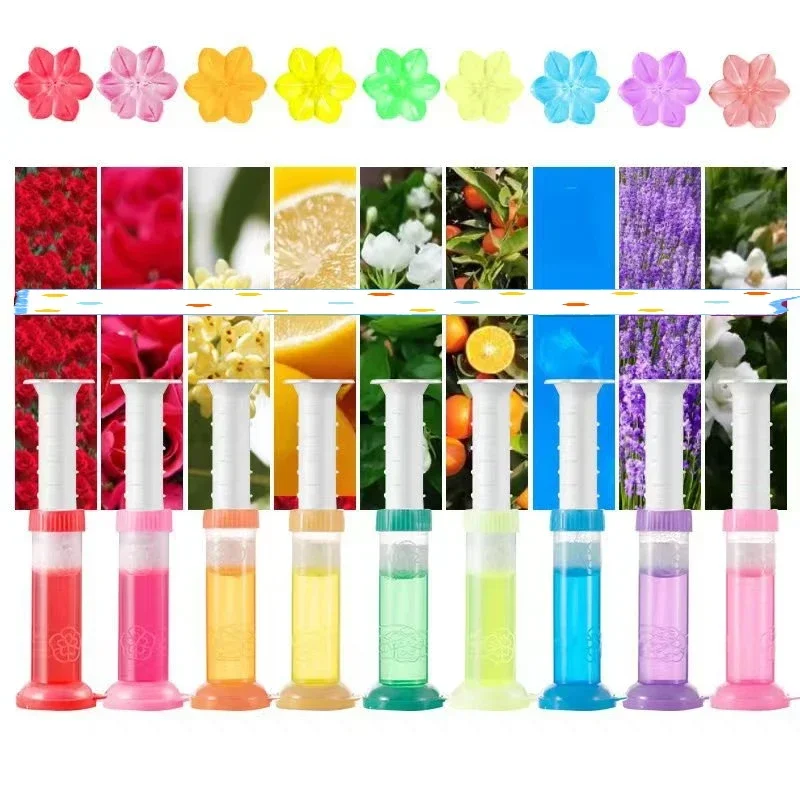 

Toilet Deodorant Air Freshener Aromatic Flower Needle Detergent Flower Toilet Fragrance Deodorant Gel Toilet Cleaner Home Clean