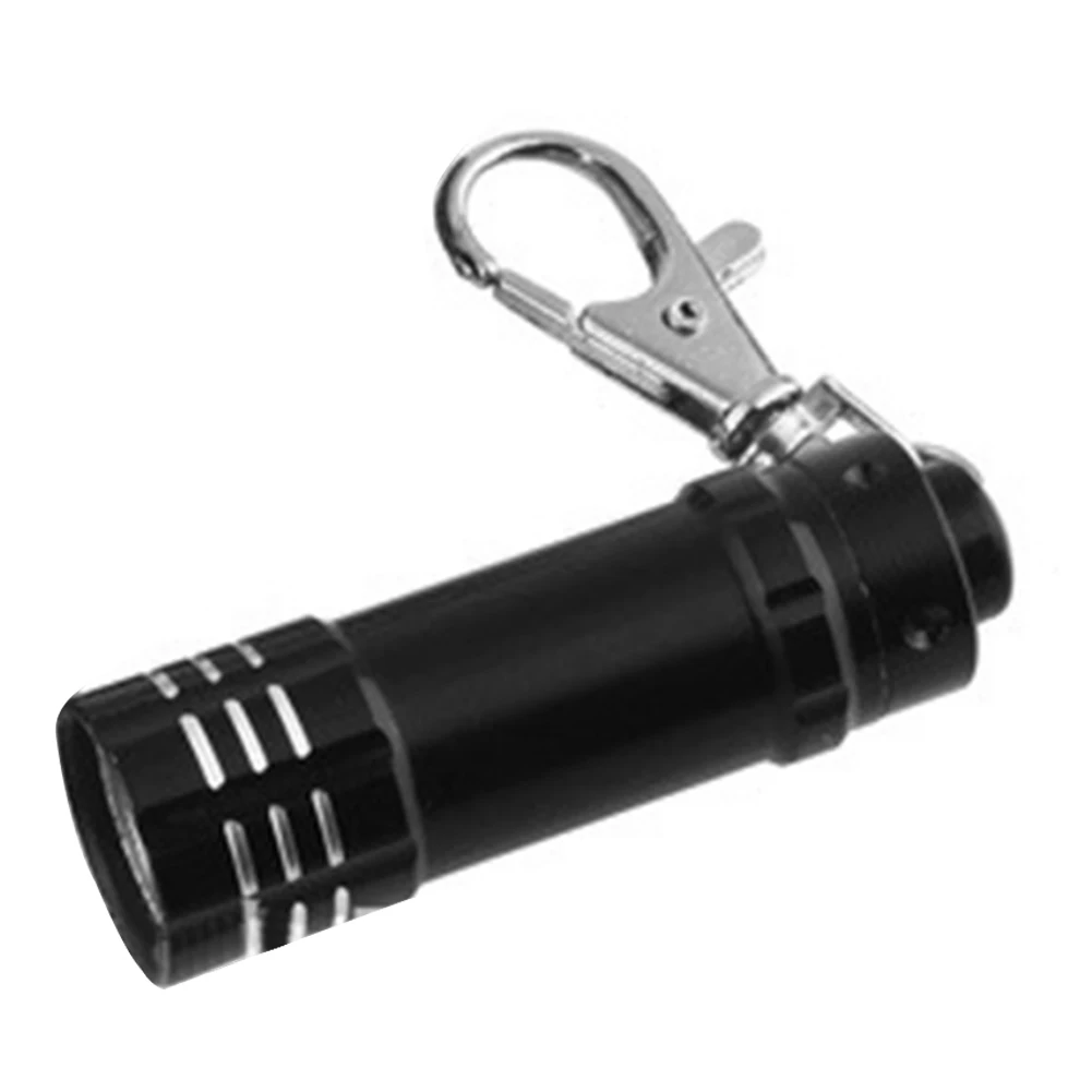 Camping Mini Torch Aluminum Pocket Keychain Hiking 3 LED Light Flashlight Lamp Outdoor Car Maintenance Ornaments