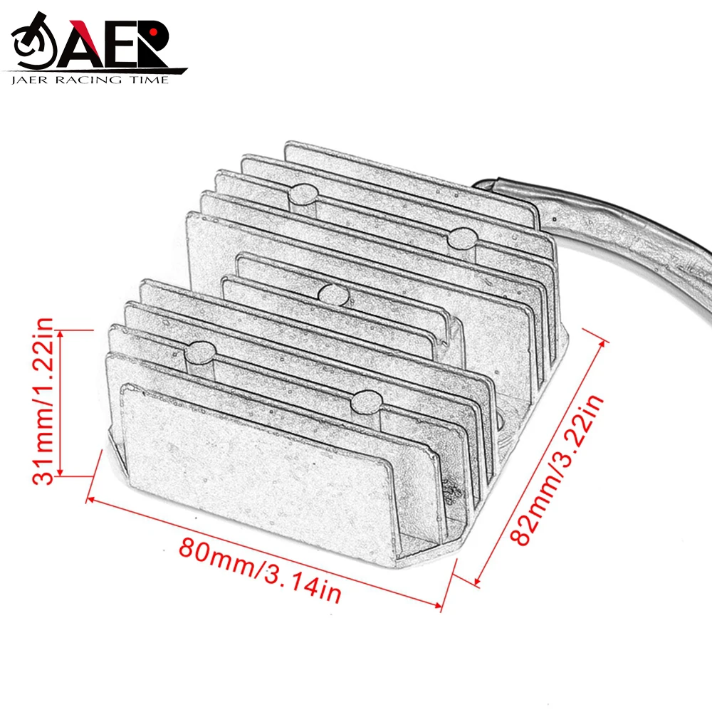 Motorfiets Spanningsregelaar Gelijkrichter voor Can-am DS 70 90 Sym Jet Shark Euro MX 125 150 Jet Sport X50