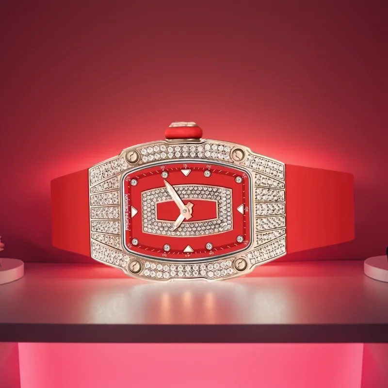 Neue PAGANI DESIGN Luxus Damenmode Quarzuhr Schweiz Ronda Movt Diamant Intarsien Damen Elegante Uhr Montreal Femme