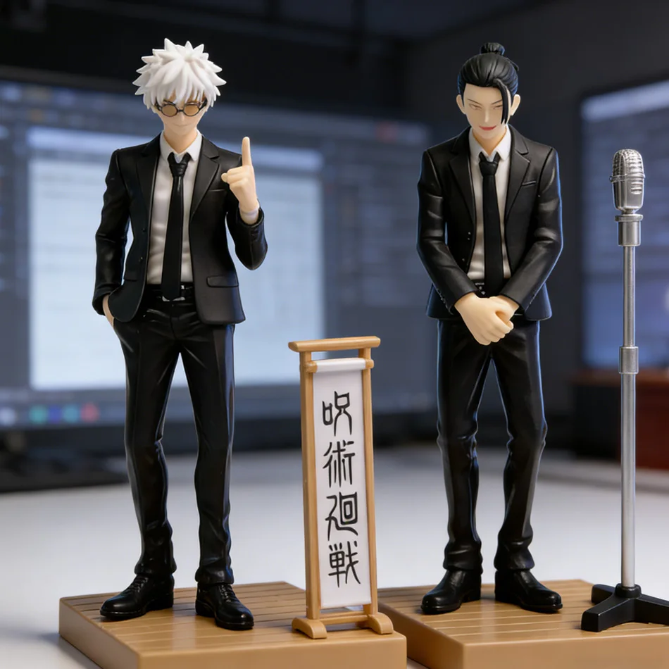 

Фигурки аниме «Магическая битва» (Jujutsu Kaisen) 17 см: Сатору Годжо, Сугуру Гето. Коллекционные фигурки из ПВХ, модели, игрушки в коробках, украшения, статуэтки.