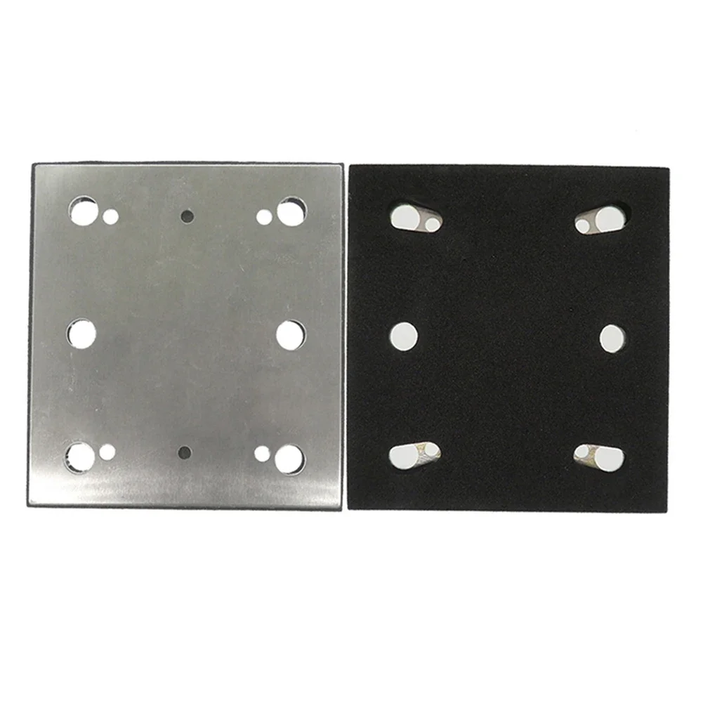 Backing Plate 100x110mm For 14 Sheet Sander Pads Fits For BO4556 1583249 Finishing Sander Part With Aluminum Plate And PU Foam