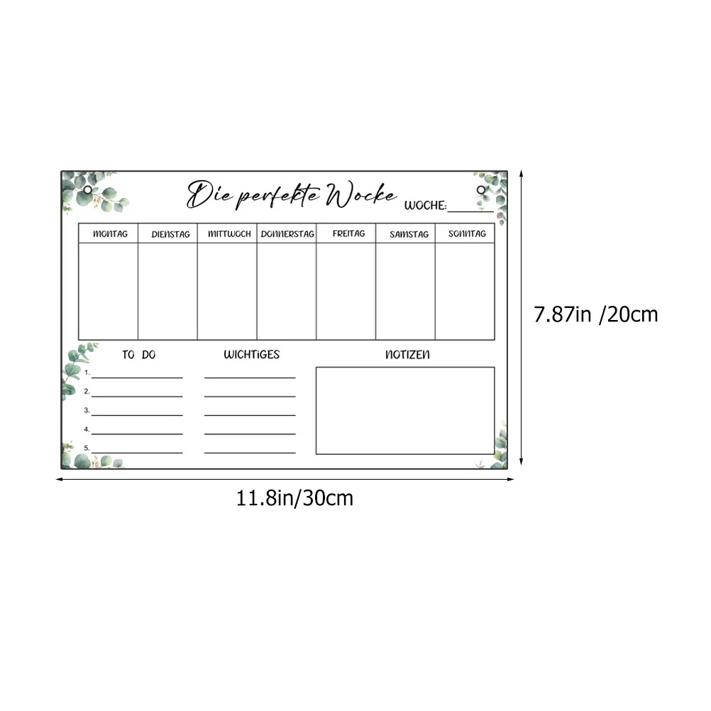 1 مجموعة معلقة مجلس مذكرة مخطط الرقمية ملاحظة الجدول الزمني المنظم الجاف محو جدار لوحة التخطيط مكتب المنزل تذكير #3