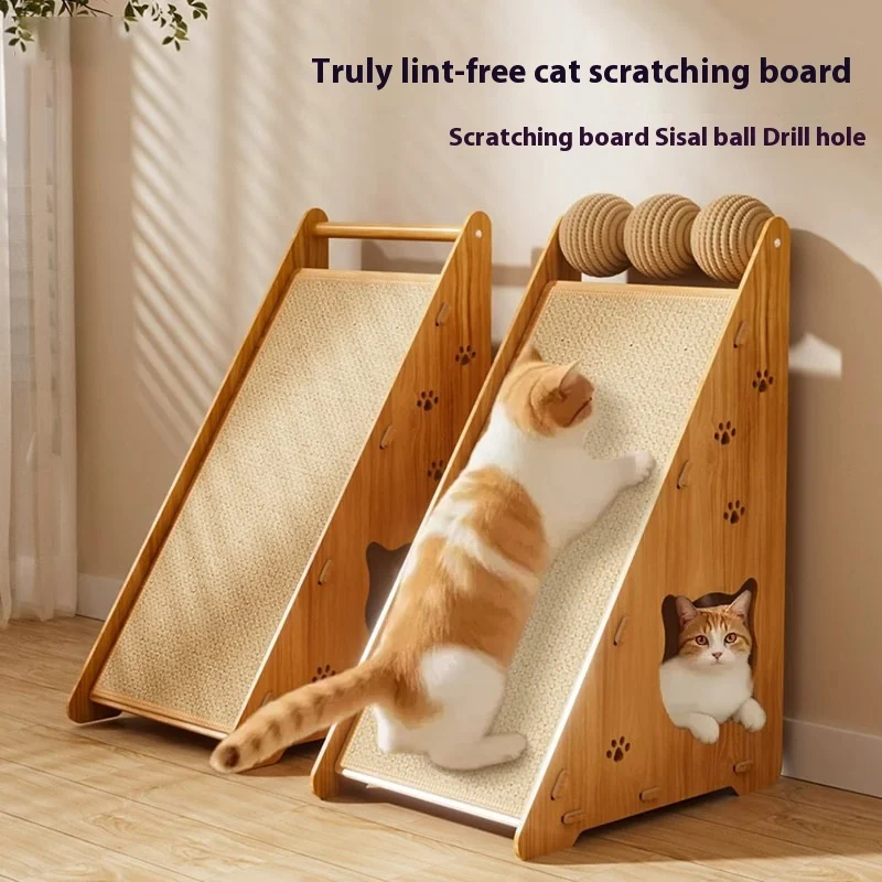 

Vertical Sisal Cat Scratching Board Corrugated Paper No Debris Pet Claw Grinding Sofa Protection