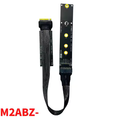 ADT For M.2 NVMe M-KEY to PCIe 4.0 Extension Cable High-Speed Gen4.0 Shielded M.2 PCI-e 2230 2242 2260 2280 22110 SSD Adapter