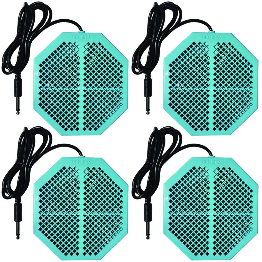 

Набор из 4 матриц для ванны для ног с двумя катушками из нержавеющей стали ионной детоксикацией, совместимых с большинством штекерных машин 1/4 дюйма