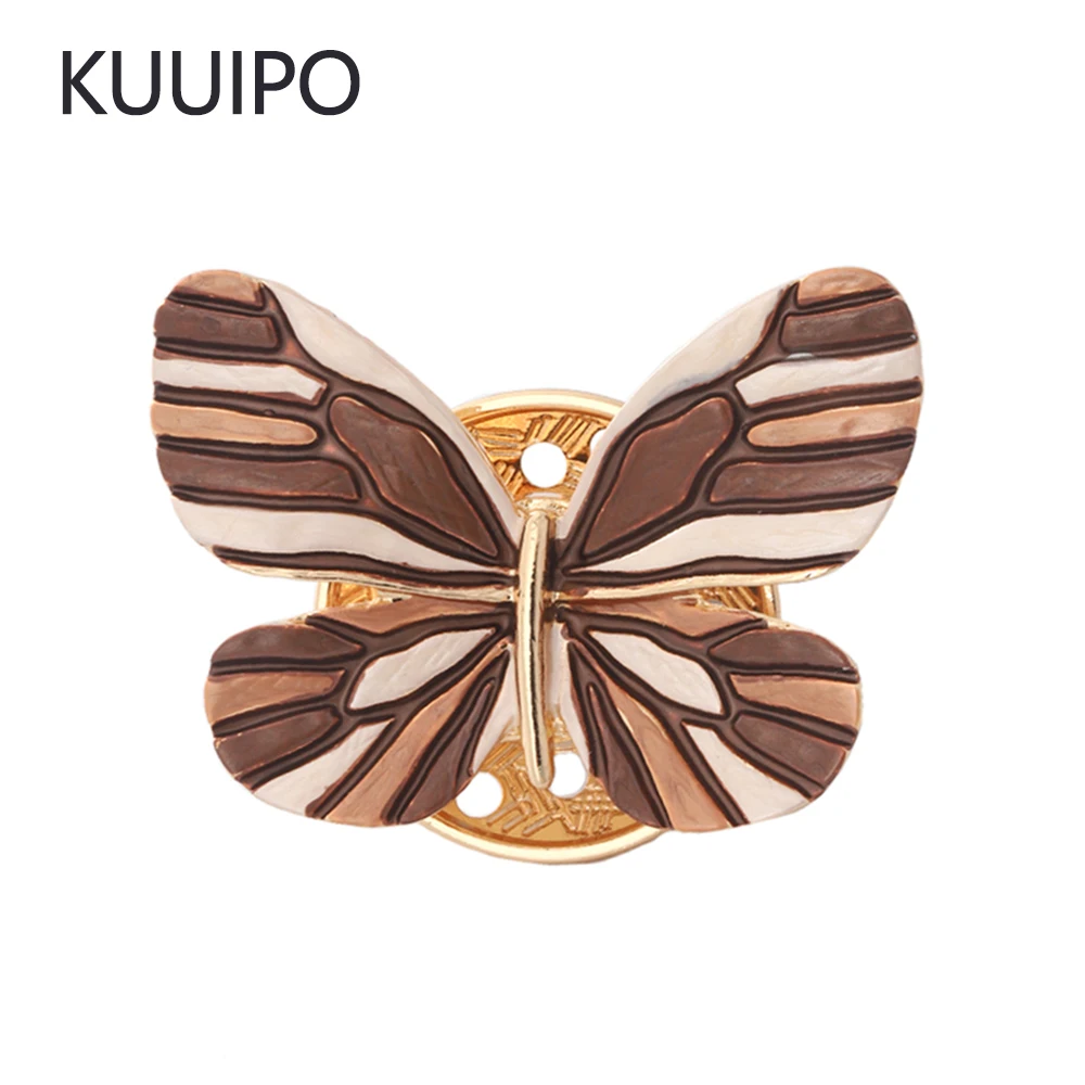 

Fashion Butterfly Magnetic Buckle Brooches for Women Accessories New Trendy Drip Oil Brooch Party Prom Jewelry Gift