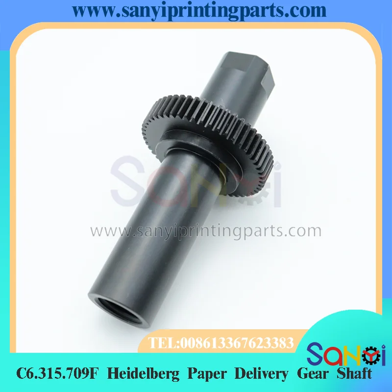 C6.315.709F Heidelberg Paper Delivery Thread Aligning Rod Paper Delivery Gear Shaft For CD102 XL105 Printing Machine Parts