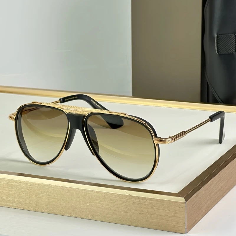 

Luxury Brand DTS211 Pilot Oval Male Men Sunglasses Women Alloy Summer Beach Sunglasses For Man Woman Outdoor Eyewear Glasses