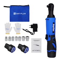 Cordless Ratchet Wrench, 2 x 12V 1.5Ah Batteries, Charger, Power Tool Wrench 3/8\
