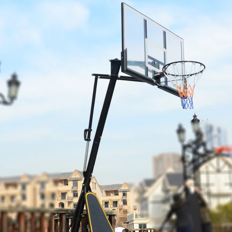 

Indoor Household Movable Lifting Standard Game Basketball Basket Outdoor Portable Basketball Shelf