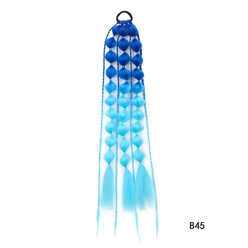 جامبو الضفائر ملحقات جدائل شعر صناعية الأفرو أومبير اللون كانيكالون الشعر للأطفال جديلة موجة تجديل الشعر التمديد