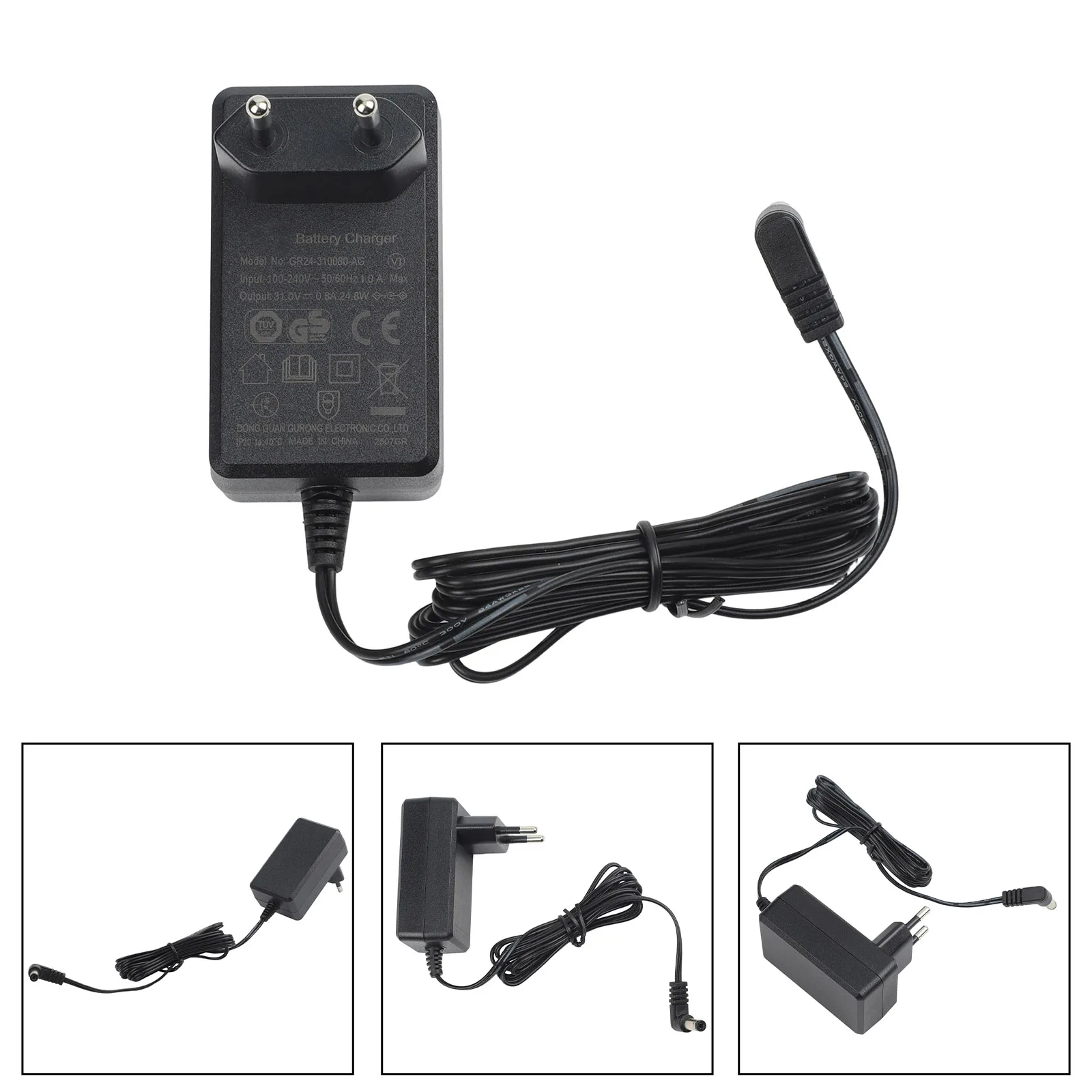 For REDKEY W15 W15 Pro Compatible Charger Replacement 31.0V Power Adapter 100V 240V Input for Cleaning Equipment