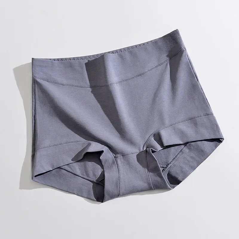 Sous-vêtements pour femmes coton confort hanche ascenseur taille haute ventre Tuck boxeurs pour femme graphène entrejambe antibactérien grande taille culotte