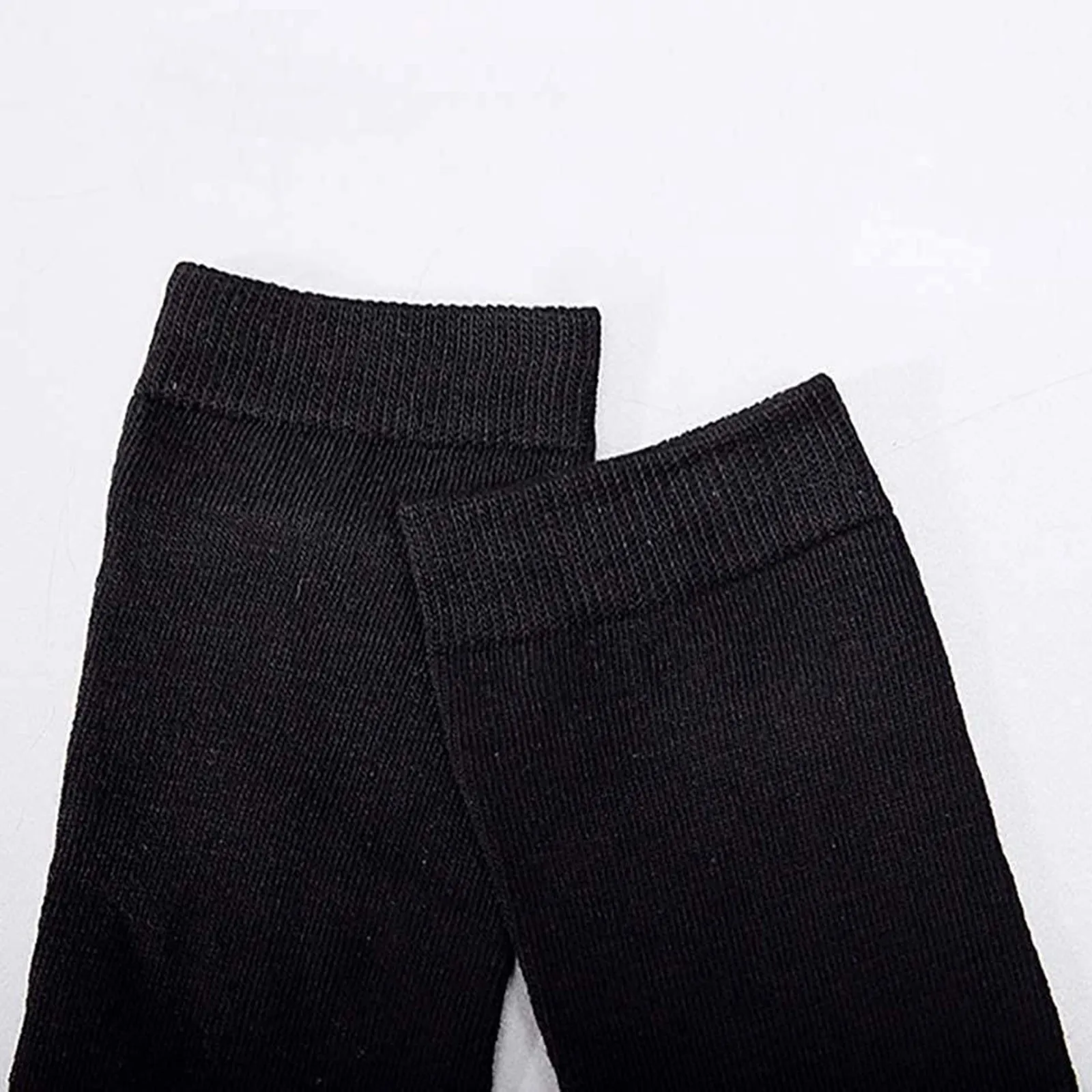 4-Pack ผู้หญิงเข่าสูงถุงเท้าสีดํานุ่มยืดผ้าฝ้ายถุงเท้าสําหรับชุดกระโปรงสบายร้านขายชุดชั้นในสําหรับสวมใส่ทุกวัน