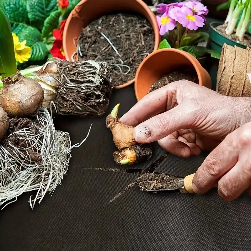 

1 Roll Garden Landscape Fabric Weed Barrier Heavy Duty Car Road Gardening Mat Polypropylene Ground Cover Plant Flower Vegetable