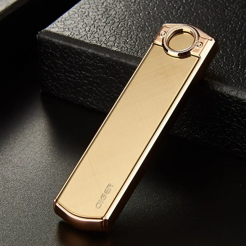 Xquisite and Compact Portable Tungsten Wire Cigarette Lighter Ultra-thin Windproof Silent Electronic Lighter Exquisite Gift view 4