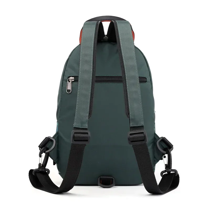 Men Small Backpack Daypack One Shoulder Cross Body Bag Pack Travel Climb Nylon Male Knapsacks Sling Chest Rucksack Bag