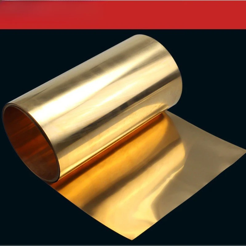 

Beryllium Copper Bronze Strip Plate C17200 QBe2 Laser Cutting High Elasticity Wear Resistant ( Length: 50 cm )