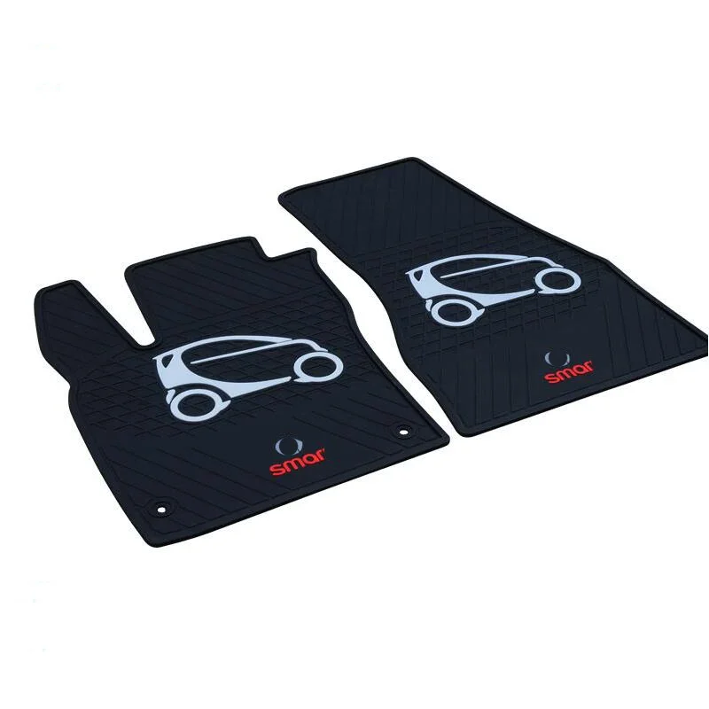 Car Floor Mats Car Mat Rugs Carpet For Smart 2009 2010 2011 2012 2013 2014 2015 2016 2017 2018 2019 2020 2021 Left Hand Driving