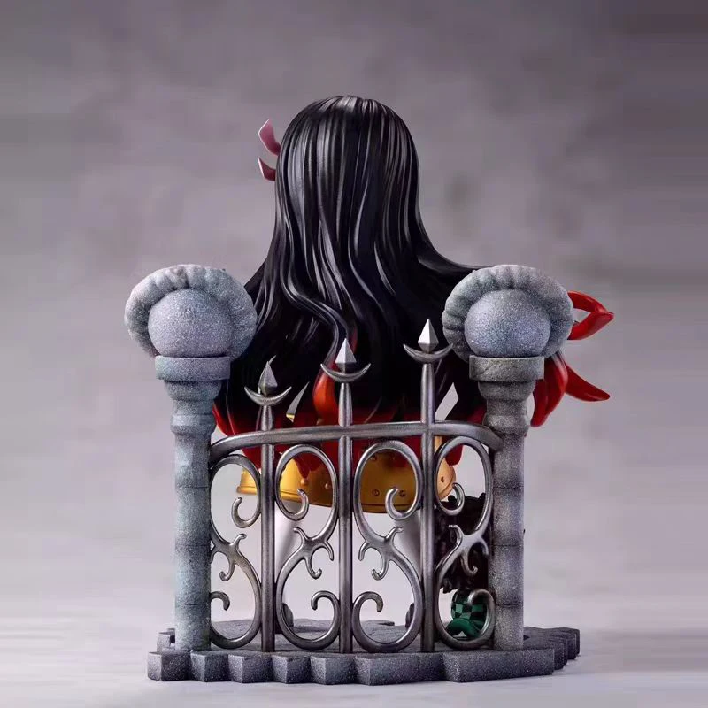 Spy × Family Anya Forger ​ ​   Cos Nezuko Anime Demon Slayer Figuur Zithouding Action Figure Pvc Model Pop Collectie Speelgoed Cadeau