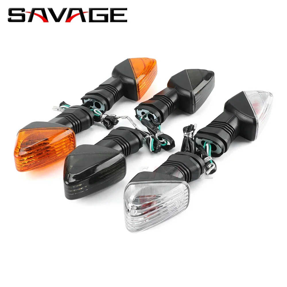 Motorcycle Front Rear Turn Signal Light For KAWASAKI NINJA ZX6R ZX10R 250R Z750 KLR650 KLE500 VERSYS 650 Flashing Indicator Lamp