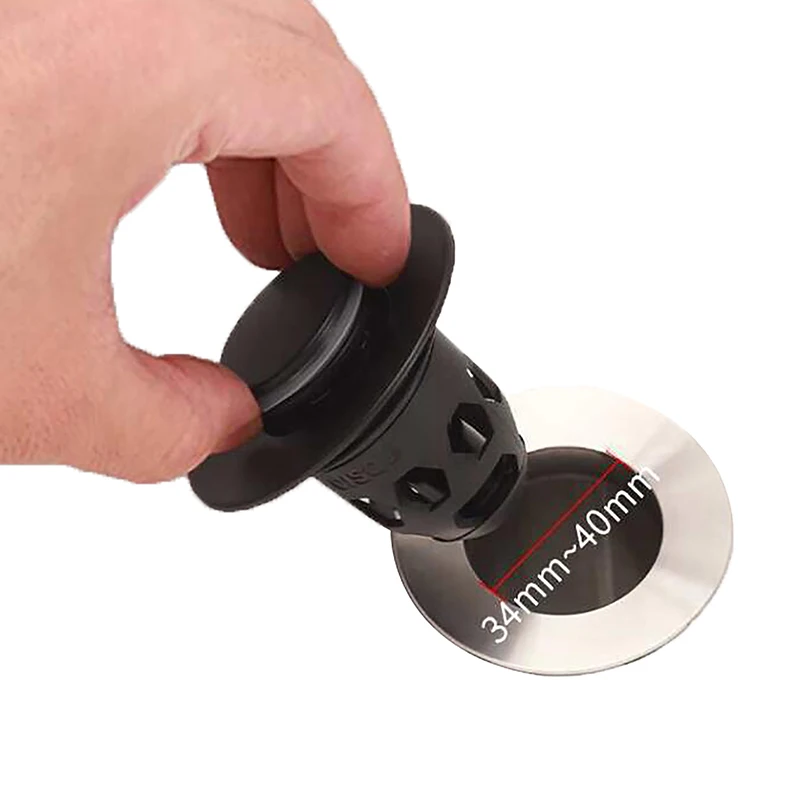 Filtre de Vidange Pop-Up avec Noyau de Rebond, Outil Dépistolet ant de Cuisine, Proximité du HOSink Ins, Attrape Cheveux, Douche, Crépine d'Évier, 1 Pièce
