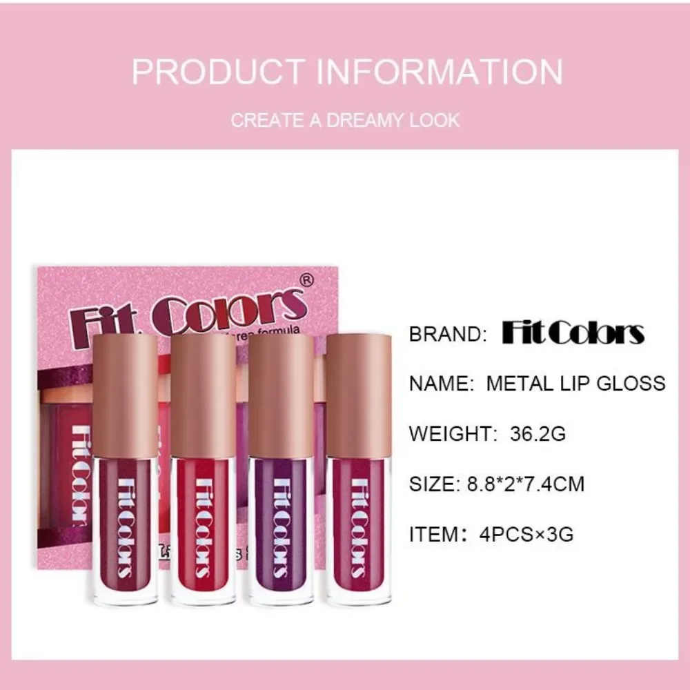 Lápiz labial líquido con purpurina, juego de brillo de labios de terciopelo mate con diamante, resistente al agua, hidratante de larga duración, taza antiadherente, cosméticos de maquillaje