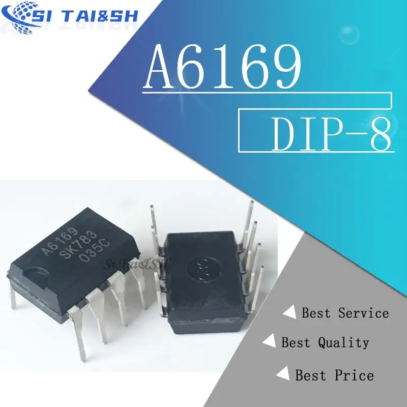 5PCS  A6169 STR-A6169  DIP-8 LCD power chip IC integration