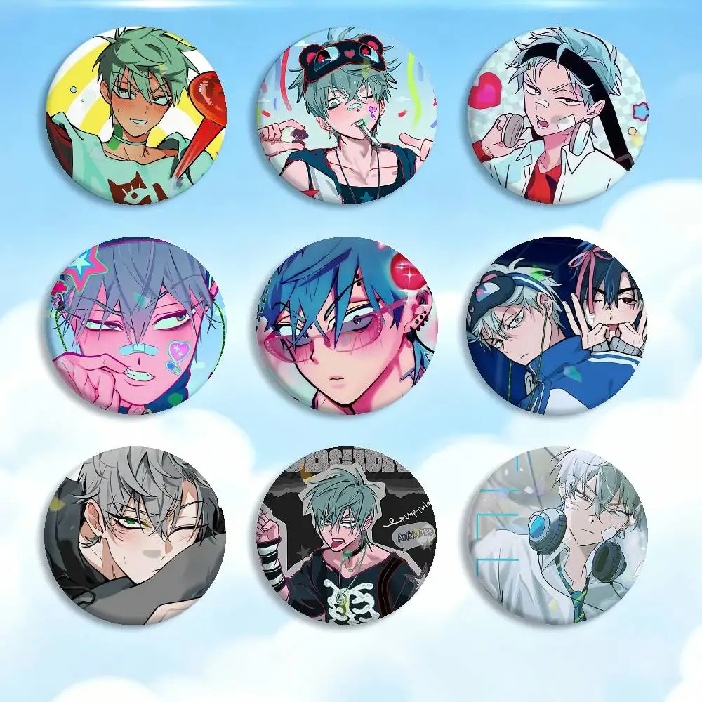 Cartoon A-Alien Stage Till  Badges Creative Tinplate Button PinsBrooch Badge Clothes Backpack