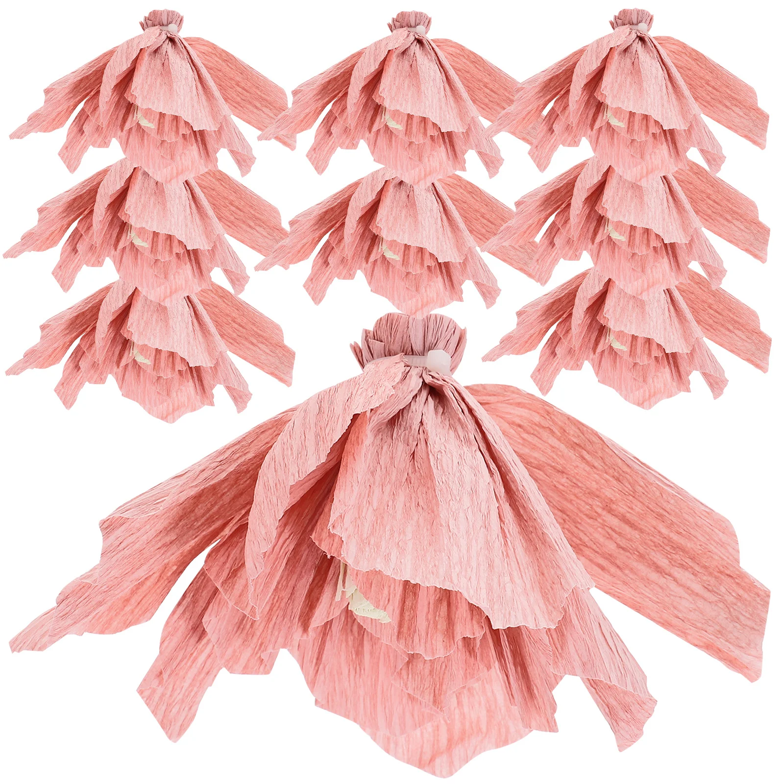 

10Pcs Hanging Paper Flowers for Wall Window Tree Ceiling Easy to Carry Store Paper Flowers Flower Decoration Flower Decor