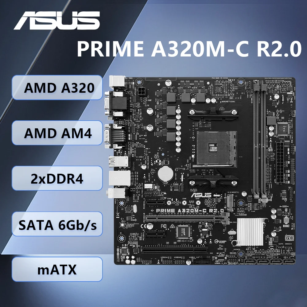 Asus Prime A320M-C … - image