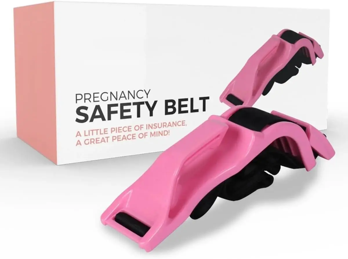 

Car Seat Belt Cover for Pregnancy Universal Seatbelt Shoulder Pad Set and Seat Cushion Interior Accessories (Pink)