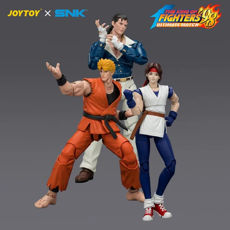 JOYTOY x SNK ザ・キング・オブ・ファイターズ '98UM アート・オブ・ファイティング・チーム 3フィギュアセット 1:18スケール 可動アクションフィギュアモデル