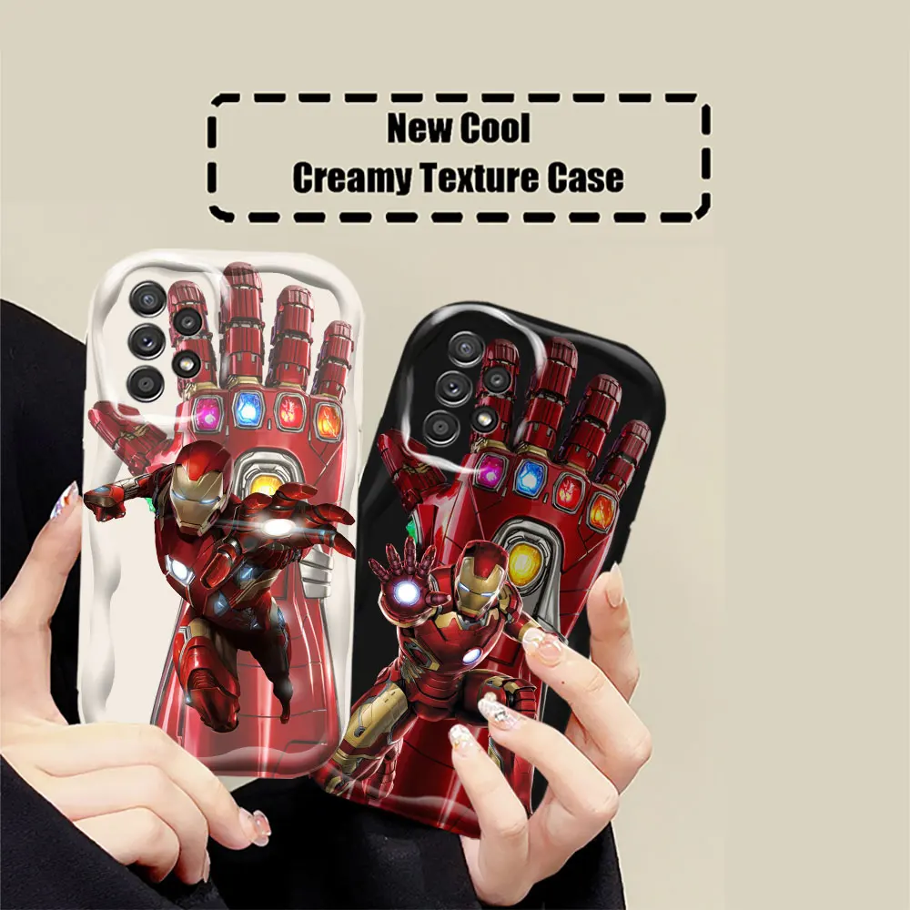 Marvel IronMan Infinity Glove Case For Samsung Galaxy A73 A72 A71 A35 A34 A33 A32 A31 A25 A24 A23 A22 A15 A14 A13 A05S A05 Cover