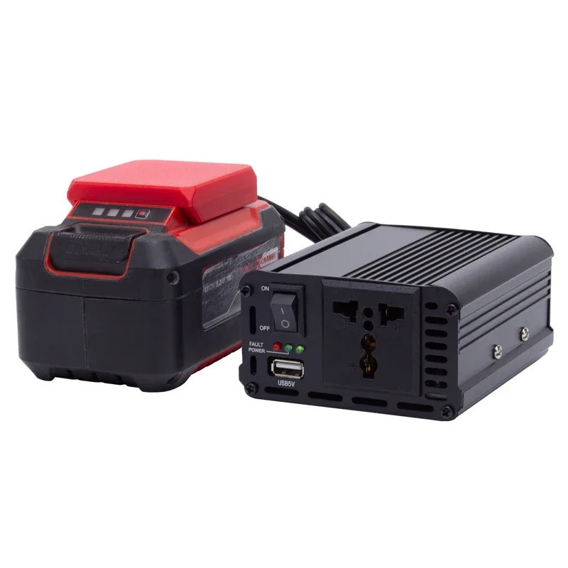 

For Einhell/X-Change/Ozito 18V PXC Li-ion Battery Wireless Power and Fast Charging 220V-240V 200W Portable Power Inverter