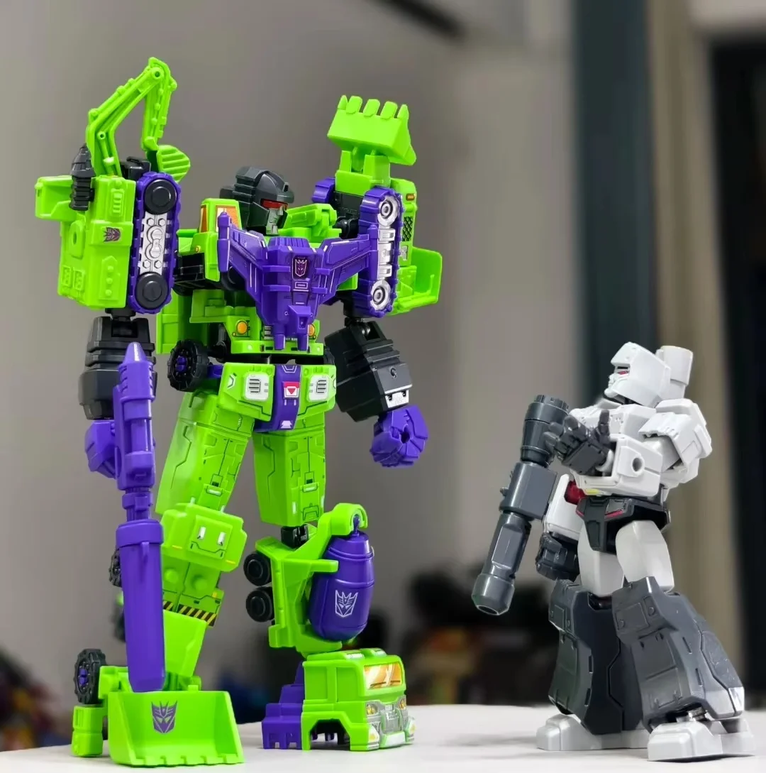 متوفر في المخزون Blokees Devastator Transformers Defender Version 123 Series مجموعة Devastator مجموعة ألعاب روبوت مدرعة هدايا عيد الميلاد