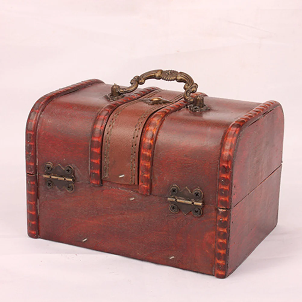 2 قطعة صندوق مجوهرات خشبي خمر قابل للقفل التخزين المنظم للأساور القلائد أقراط دبابيس مقاطع الشعر هدية صندوق ماكياج