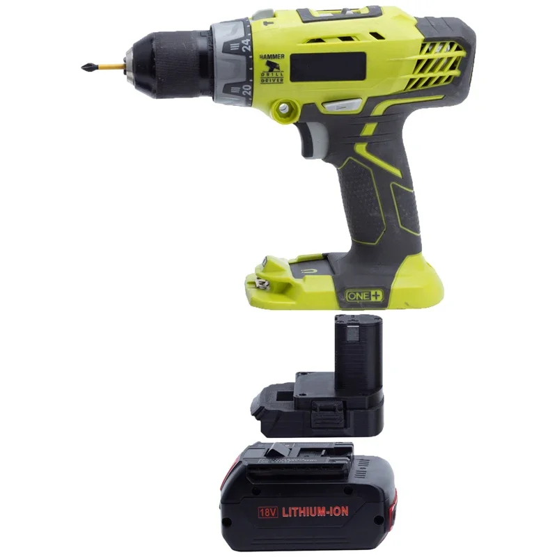 Imagem -05 - Bateria Adaptador para Ryobi One Mais 18v Li-ion Tools Conversor para Bosch Acessórios para Ferramentas Elétricas