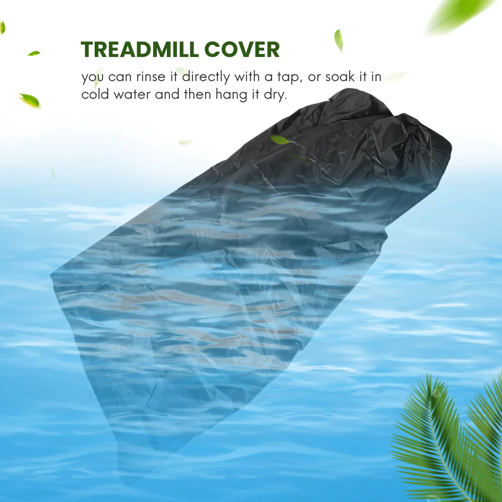 

Quality Treadmill Cover, Dustproof Waterproof Protective Cover Universal For Non-Folding Running Machine (78 X 37 X 59 Inch)