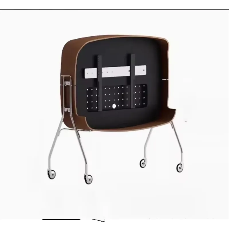 

2026 Factory Direct Supply Antique Style Living Room Mobile TV Floor Stand Removable TV Stand With Wheels