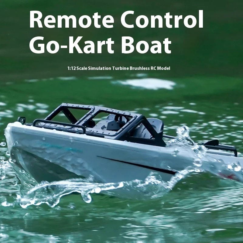 

1/12 Rc Boat Tx693 2.4g Remote Control High Speed Electric Racing Boat With Brushless Motor Rescue Boat Model Toys Boys